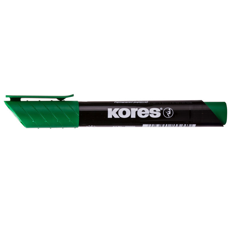 MARKER PERMANENT VERDE VARF ROTUND 3MM KORES MARKER PERMANENT VERDE VARF ROTUND 3MM KORES